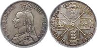 Großbritannien Florin Victoria 1837-1901. -