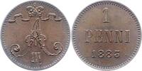 Finnland 1 Penni Alexander III. von Rußland 1881-1894. -