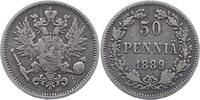 Finnland 50 Penniä 1 Alexander III. von Rußland 1881-1894. -
