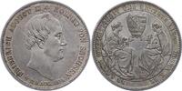 Sachsen-Albertinische Linie Ausbeutetaler Friedrich August II. 1836-1854. -