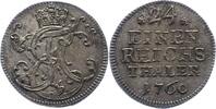 Sachsen-Hildburghausen 1/24 Taler Ernst Friedrich Karl 1745-1780. -