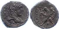 Tetradrachme  218-222 n. Chr. Kaiserzeit Elagabalus 218-222. Dezentriert, Schrötlingsfehler, sehr schön