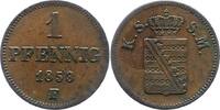 Sachsen-Albertinische Linie Pfennig Friedrich August II. 1836-1854. -