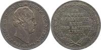 Sachsen-Albertinische Linie 1/3 Sterbetaler Friedrich August II. 1836-1854. -