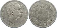 Italien-Königreich 2 Lire Umberto I. 1878-1900. -