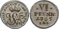 Paderborn, Bistum 6 Pfennig Wilhelm Anton von Asseburg 1763-1782. -