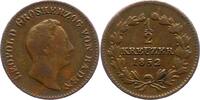 Baden-Durlach 1/2 Kreuzer Leopold 1830-1852. -