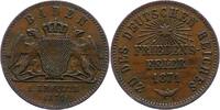 Baden-Durlach Gedenkkreuzer Friedrich I. 1852-1907. -