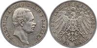 Sachsen 3 Mark Friedrich August III. 1904-1918. -