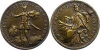 Haus Habsburg Satirische Bronzemedaille Maria Theresia 1740-1780. -