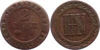Westfalen, Königreich 2 Centimes Hieronymus Napoleon 1807-1813. -