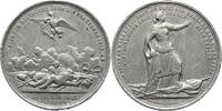 Zinnmedaille 1863 Sachsen-Leipzig, Stadt  Randfehler, sehr schön