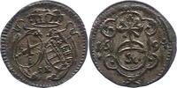 Sachsen-Albertinische Linie Pfennig Johann Georg IV. 1691-1694. -