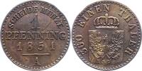 Brandenburg-Preußen Pfennig Friedrich Wilhelm IV. 1840-1861. -
