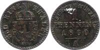 Brandenburg-Preußen 1 Pfennig Friedrich Wilhelm IV. 1840-1861. -