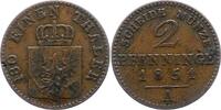 Brandenburg-Preußen 2 Pfennig Friedrich Wilhelm IV. 1840-1861. -