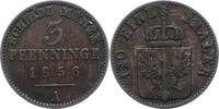 Brandenburg-Preußen 3 Pfennig Friedrich Wilhelm IV. 1840-1861. -
