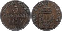 Brandenburg-Preußen 3 Pfennig Friedrich Wilhelm IV. 1840-1861. -