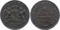 Baden-Durlach Gedenkkreuzer Friedrich I. 1852-1907. -