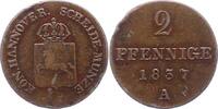 Braunschweig-Calenberg-Hannover 2 Pfennig Wilhelm IV. 1830-1837. -