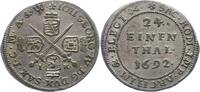Sachsen-Albertinische Linie 1/24 Taler Johann Georg IV. 1691-1694. -