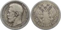 Russland 50 Kopeken Nikolaus II. 1894-1917. -