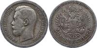 Russland 50 Kopeken Nikolaus II. 1894-1917. -