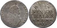 Mecklenburg-Schwerin 1/6 Taler Christian Ludwig II. 1747-1756. -