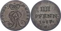 Braunschweig-Calenberg-Hannover 4 Pfennig Georg III. 1760-1820. -