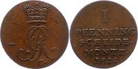 Braunschweig-Calenberg-Hannover Pfennig Georg III. 1760-1820. -