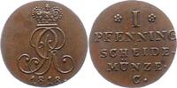 Braunschweig-Calenberg-Hannover Pfennig Georg III. 1760-1820. -