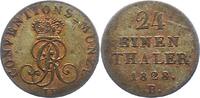 Braunschweig-Calenberg-Hannover 1/24 Taler Georg IV. 1820-1830. -
