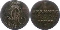 Braunschweig-Calenberg-Hannover Pfennig Georg IV. 1820-1830. -