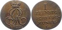 Braunschweig-Calenberg-Hannover 2 Pfennig Georg IV. 1820-1830. -