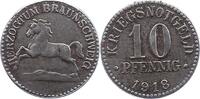 Braunschweig 10 Pfennig Eisen Herzogtum Braunschweig. -