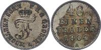 Mecklenburg-Schwerin 1/48 Taler Friedrich Franz II. 1842-1883. -