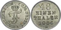 Mecklenburg-Schwerin 1/48 Taler Friedrich Franz II. 1842-1883. -
