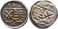 Sachsen-Kurfürstentum Einseitiger Pfennig Friedrich III., Johann und Georg 1507-1525. -