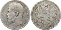 Russland Rubel Nikolaus II. 1894-1917. -