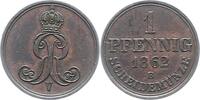 Braunschweig-Calenberg-Hannover Pfennig Georg V. 1851-1866. -