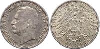 Baden 2 Mark Friedrich II. 1907-1918. -