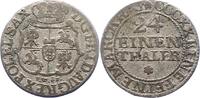 Sachsen-Albertinische Linie 1/24 Taler Friedrich August II. 1733-1763. -