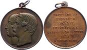 Frankreich Bronzemedaille Napoleon III. 1852-1870. -