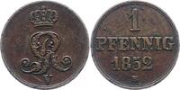 Braunschweig-Calenberg-Hannover Pfennig Georg V. 1851-1866. -
