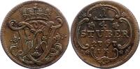 Köln-Erzbistum 1/4 Stüber 1 Maximilian Friedrich von Königseck 1761-1784. -
