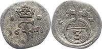 Braunschweig-Calenberg-Hannover 3 Pfennig Johann Friedrich 1665-1679. -