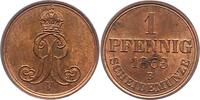 Braunschweig-Calenberg-Hannover Pfennig Georg V. 1851-1866. -