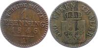 Brandenburg-Preußen 1 Pfennig Friedrich Wilhelm IV. 1840-1861. -