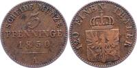 Brandenburg-Preußen 3 Pfennig Friedrich Wilhelm IV. 1840-1861. -