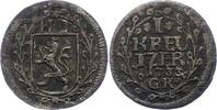 Hessen-Darmstadt 1 Kreuzer Ernst Ludwig 1678-1739. -